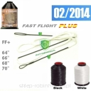 Cięciwa FAST FLIGHT Plus Brownell do łuku klasycznego - czarna FF+ 64" 66" 68" 70"