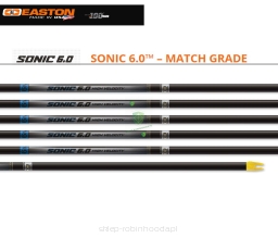 Promienie Easton SONIC 6.0 Match Grade Carbon Easton Sonic 6mm (12szt) 250, 300, 340, 400, 500 ,600 - 12szt