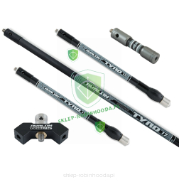Zestaw Stabilizatory Carbon TYRO 17mm Avalon komplet (szare)