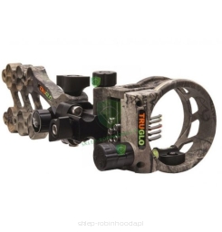 Celownik TRUGLO HYPER STRIKE Micro Camo 5pin DDP .019" z latarką (realtree xtra)