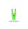 Nasadka Fivics Pin Nock S Small (mała) kolor (clear green) 12szt