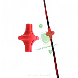 Bączek kiser FLEX czerwony - kisser button gumowy