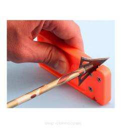 Ostrzałka ACCUSHARP Sharpener do grotów żyletkowych ostrzałka do noży klucz