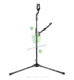 Stojak aluminiowy DECUT wysoki - czarny Hauda rozkładany