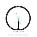 Światłowód AXCEL X-41 Ring Pin lipka X-41 czerwony .010"