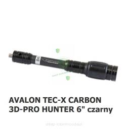 stabilizator Avalon TEC-X Carbon 3D PRO Hunter 6" myśliwski (czarny)