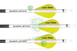 lotki NAP TWISTER 2" QUICKFLETCH termokurczliwe (żółte)