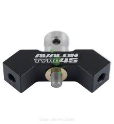 Kostka V-Bar AVALON TYRO 45* prosty (czarny)