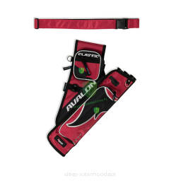 Kołczan Avalon CLASSIC z paskiem czerwony