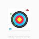 10x Tarcza Papierowa WA FITA 80cm 