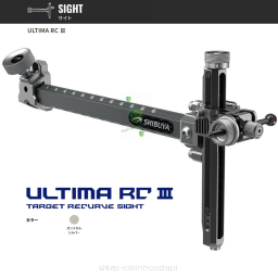 Celownik SHIBUYA ULTIMA RC3 Carbon ULTIMA RC III 2024 klasyczny 520-9" Gun Metal (szary) RCIII