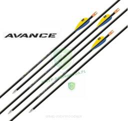 Strzały Easton Avance Carbon 4mm  - lotki gumowe