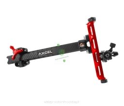 Celownik Axcel ACHIEVE XP UHM Carbon Recurve 8-32 do łuku klasycznego (czerwony)