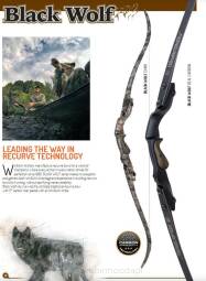 Łuk tradycyjny W&W Black Wolf Carbon ILF 17" Ramiona W&W Wolf Carbon 58" 60" 62"  - cięciwa FF+ Flemish