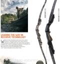 Łuk tradycyjny W&W Black Wolf Carbon ILF 17" Ramiona W&W Wolf Carbon 58" 60" 62"  - cięciwa FF+ Flemish