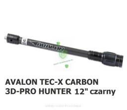 stabilizator Avalon TEC-X Carbon 3D PRO Hunter 12" myśliwski (czarny)