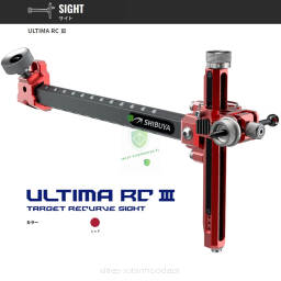 Celownik SHIBUYA ULTIMA RC3 Carbon ULTIMA RC III 2024 klasyczny 520-9"  czerwony RCIII