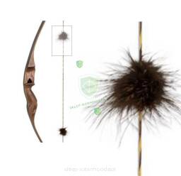 Tłumiki cięciwy Bearpaw - Beaver Puffs włosie Bobra