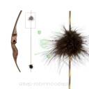 Tłumiki cięciwy Bearpaw - Beaver Puffs włosie Bobra