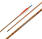 Strzała Bentwood Carbon spine 600 imitacja drewna - pióro naturalne 4" Shield (6szt)