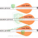 lotki NAP TWISTER 2" QUICKFLETCH termokurczliwe (orange)