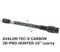 stabilizator Avalon TEC-X Carbon 3D PRO Hunter 10" myśliwski (czarny)