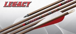 Strzała Tradycyjna LEGACY 2018 Easton Aluminium - z lotką pióro 5" Parabolic - 12szt