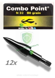 Groty COMBO 65gr Saunders 9/32" czarny RPS - tuzin