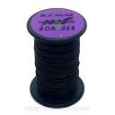 Nici na owijki Bloodline  BOA serving owijka cienka 008 - 150yardów - czarna - biała 