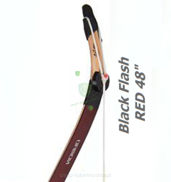 Łuk konny Black Flash Red 48" FF+ 25#, 30#, 35#, 40#, 45#, 50# łuk Carbon (czerwony)