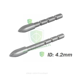 Groty stalowe Skylon Brixxon parallel id 4.2mm - groty stalowe Break-off (12szt)