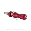 Button DECUT JANUS Micro metalowy (czerwony)