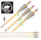Zestaw strzały cedrowe BEAR USA X400 spine 45#-50# pióra 4" 11/32" 32" grot toczony (12szt)