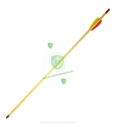 Strzała drewniana 29" z grotem aluminiowym