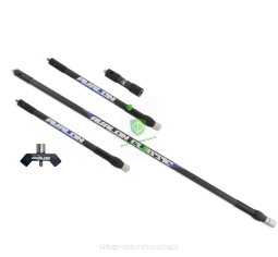 Zestaw Stabilizatorów Avalon Classic Carbon 18mm cross carbon (czarne)