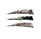 Lotka pióro 4" Shield Tre Camo - lotka naturalna pierzasta Tre Bark