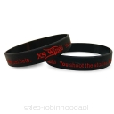 Opaska XS Wing gumowa Wristband na nadgarstek - czarna