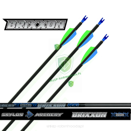 Strzała Carbon BRIXXON Carbon tarczowa (Pin Easton, Lotki Easton Tite Flight) - 12szt