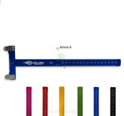 Miarka cięciwy "T" miarka łucznicza AVALON miarka do łuku aluminiowa (kolor)