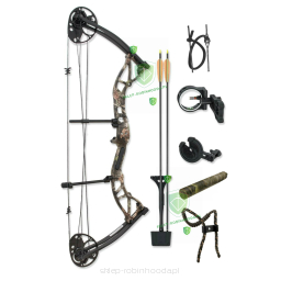 zestaw łuk bloczkowy EXTERMINATOR Camo 70# 17-31"