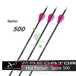 -30% Strzała Carbon Express PREDATOR Hot Pursuit Carbon spine 500 - lotka 2" -1szt
