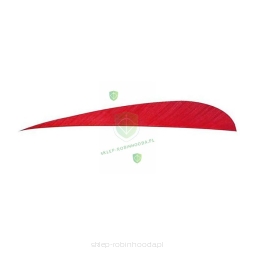 -25% Lotka pióro 4.5" Parabolic TRUEFLIGHT Red (czerwona) paraboliczna (21szt)