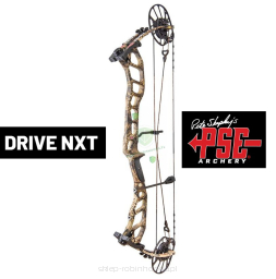 Łuk bloczkowy PSE DRIVE NXT 70# 330fps (55-70#) 25.5"-31" (Mossy Oak Country Camo)