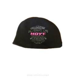 Czapka wełna 100% zimowa HOYT Premium Lady - czarna wełna