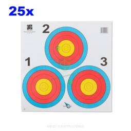 25x Tarcza Papierowa LAS VEGAS 3x20cm Avalon 