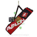 Kołczan sportowy AVALON A3 czerwony  3-rurkowy 