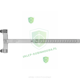 Miarka cięciwy miarka łucznicza WNS Winners miarka do łuku aluminiowa (srebrna)