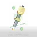 Button SHIBUYA DX Gold Tip 5/16 (metalowy) złoty