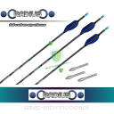 Strzały skylon RADIUS carbon Spin Wing - jak Classic Carbon - lotki Spin Wing, pin nock, groty break-off - 12szt 