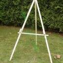 2x Stojak drewniany pod matę słomianą 110cm, 80cm i 60cm